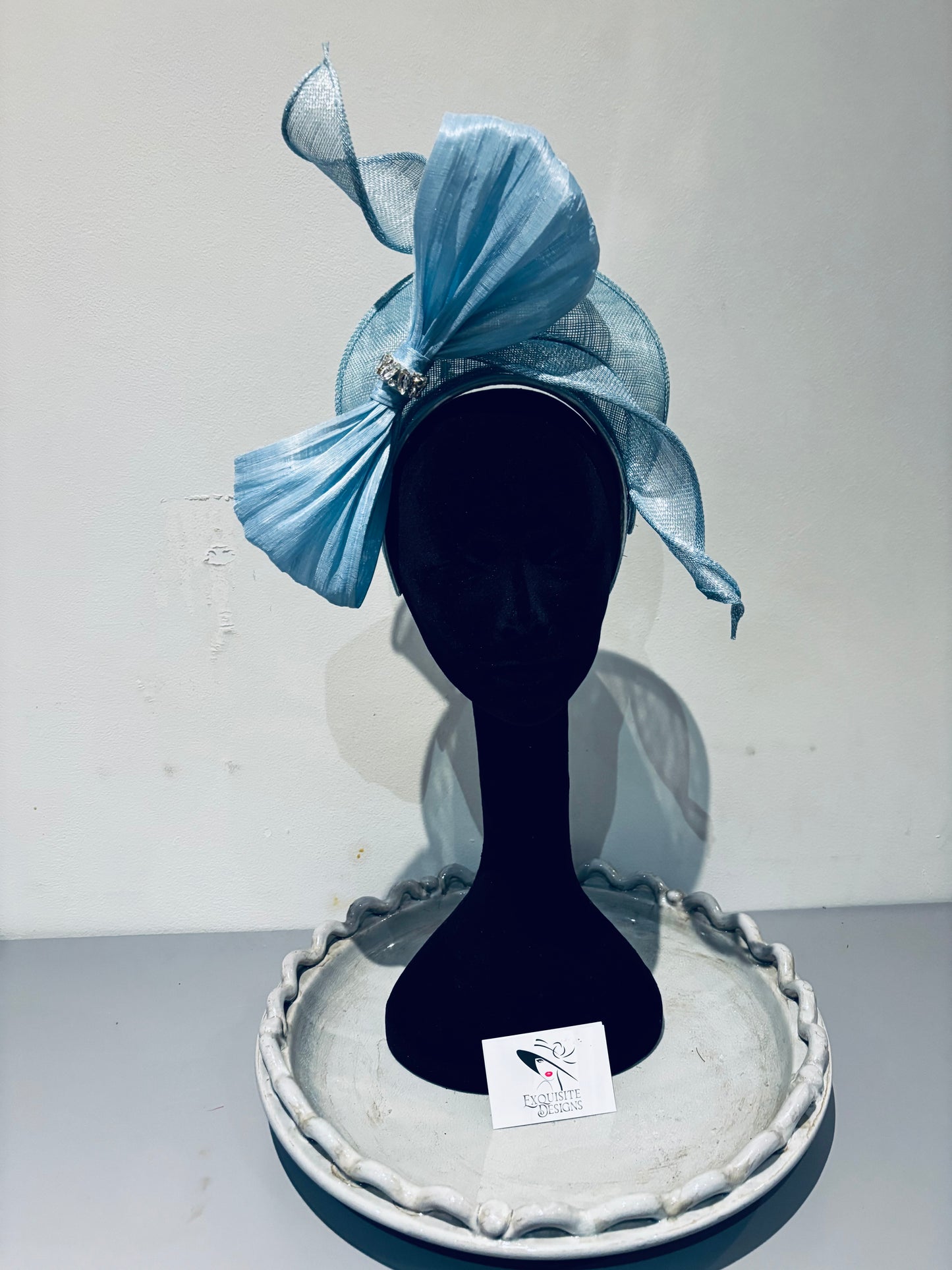 Blue Halo Fascinator