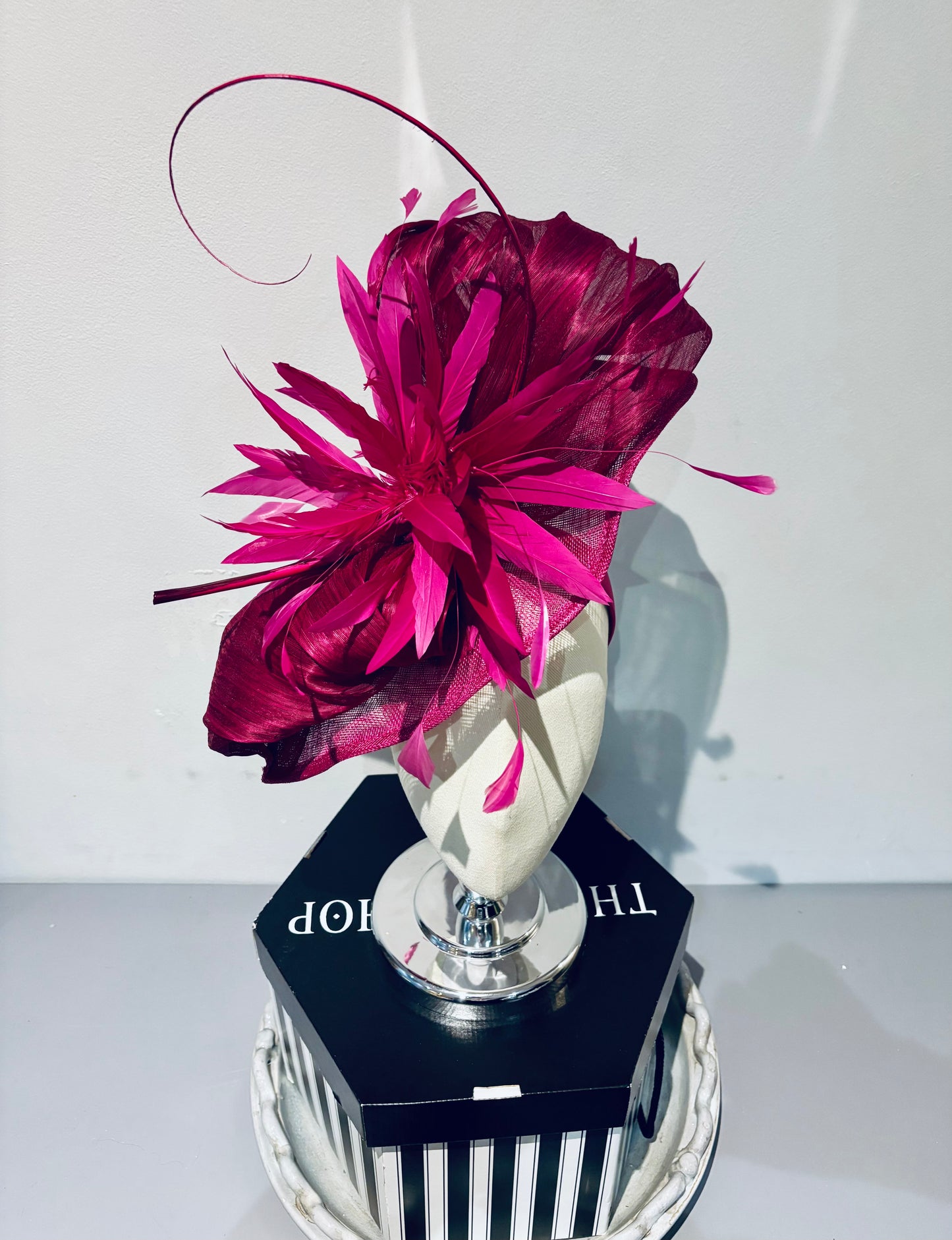 Cerise Fascinator