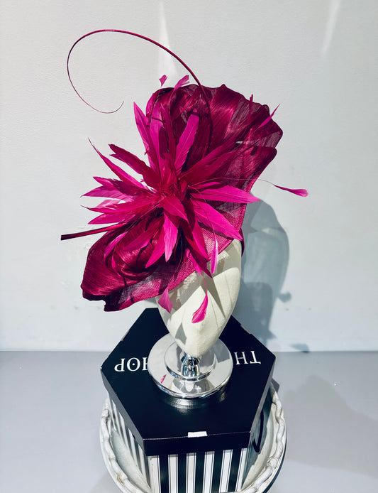 Cerise Fascinator